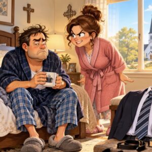 Video: A husband and wife get up on Sunday morning