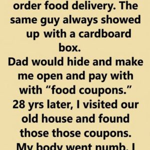 A Father’s Love Hidden Behind Fake Food Coupons..