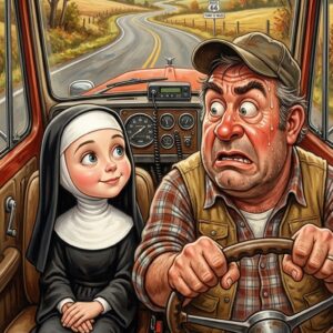 The Nun and the Secretive Truck Driver