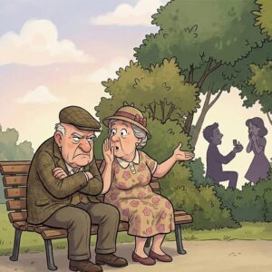 Murphy and his wife went for a stroll in the park.