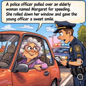 Video: Margaret is pulled over for speeding
