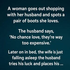 The Boots She Wanted