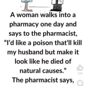 Video: A woman walks into a pharmacy