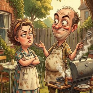A Husband Exclaims His Wife …
