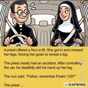 Video: A priest offered a Nun a lift