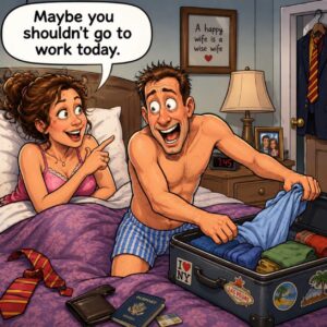 His Wife Told Him to Take a Few Days Off — Then He Asked Why 😂
